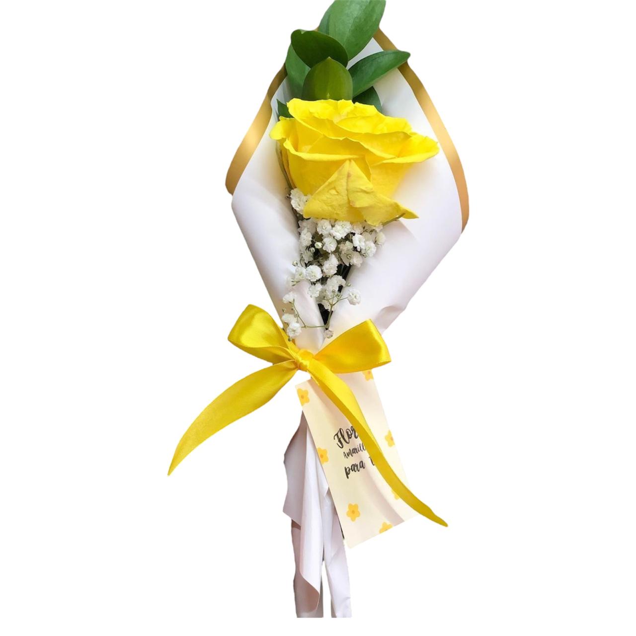 Flor amarilla  — flores para agradecimiento. Flores Les Roses, envío a domicilio.