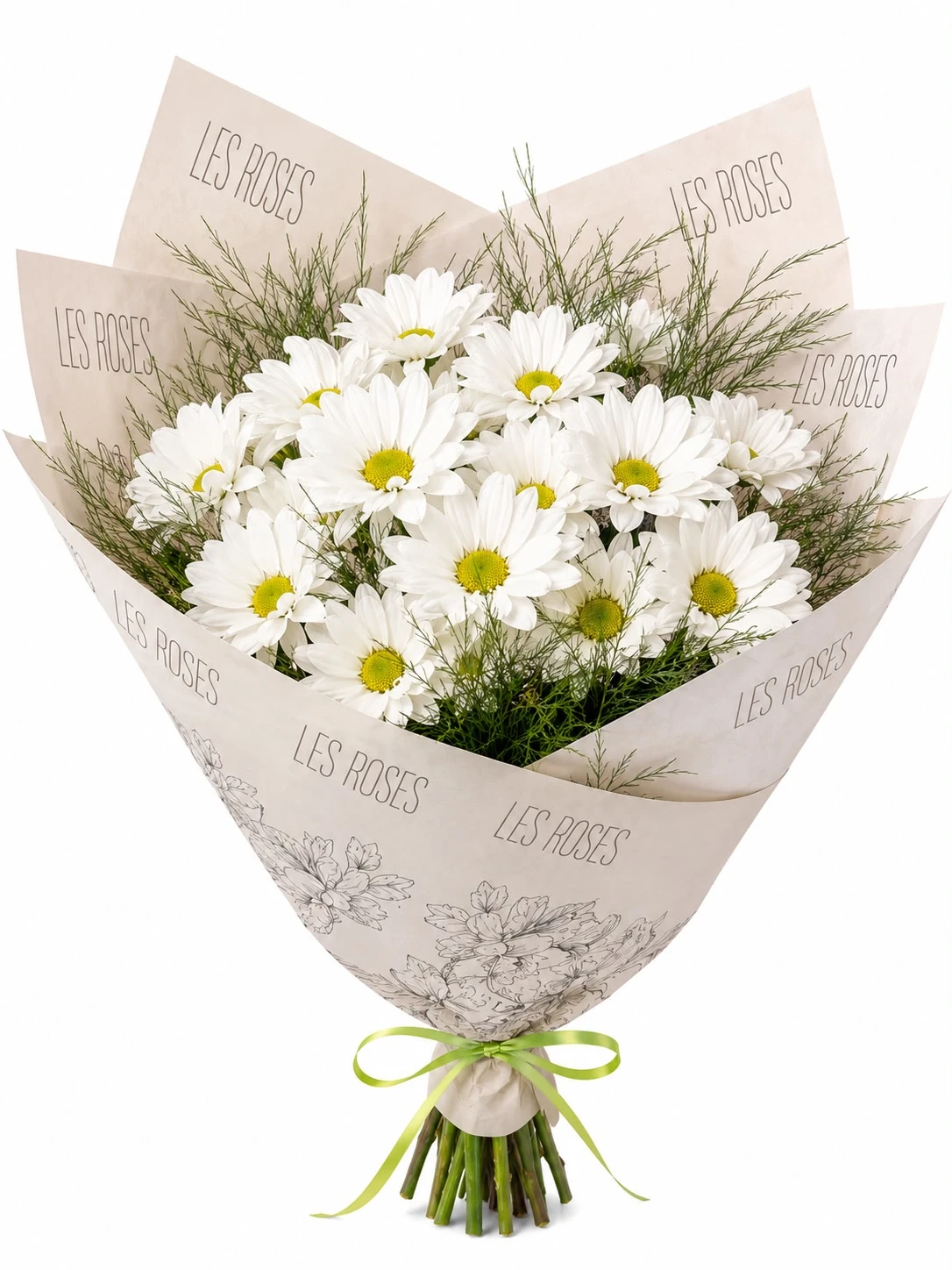 Ramo De Margaritas Blancas X6 – Para Tu Hogar — flores para cumpleaños. Flores Les Roses, envío a domicilio.